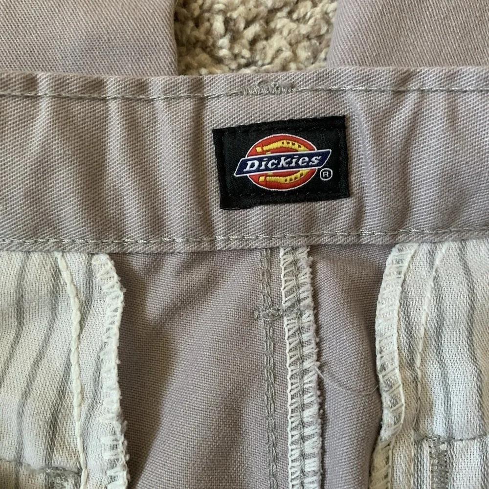 Dickies Pants Boys Size 14 28x29 Gray Adjustable Waist‎
